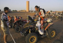 Podio en el Rally de Merzouga