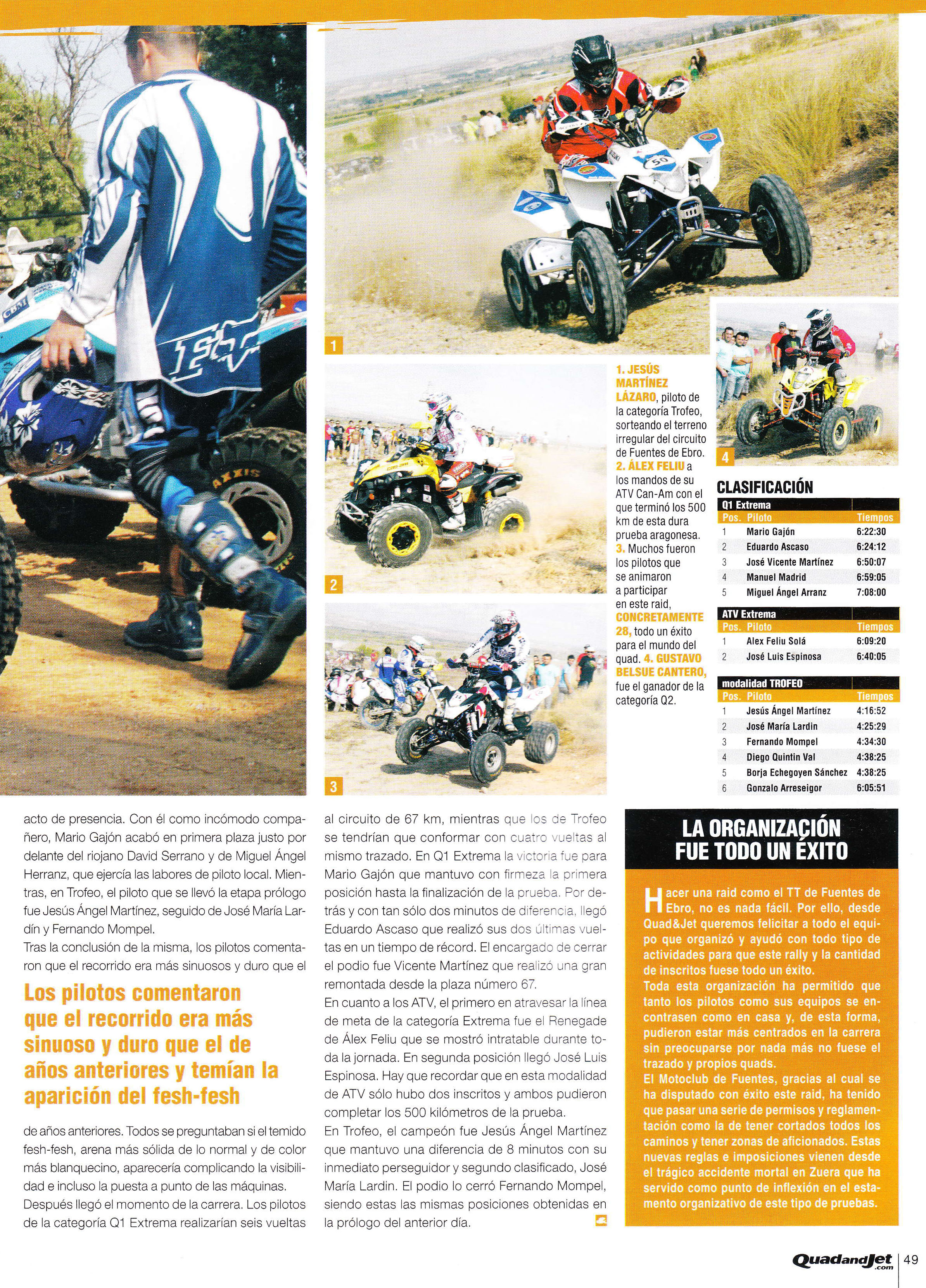 Quad and Jet 2011